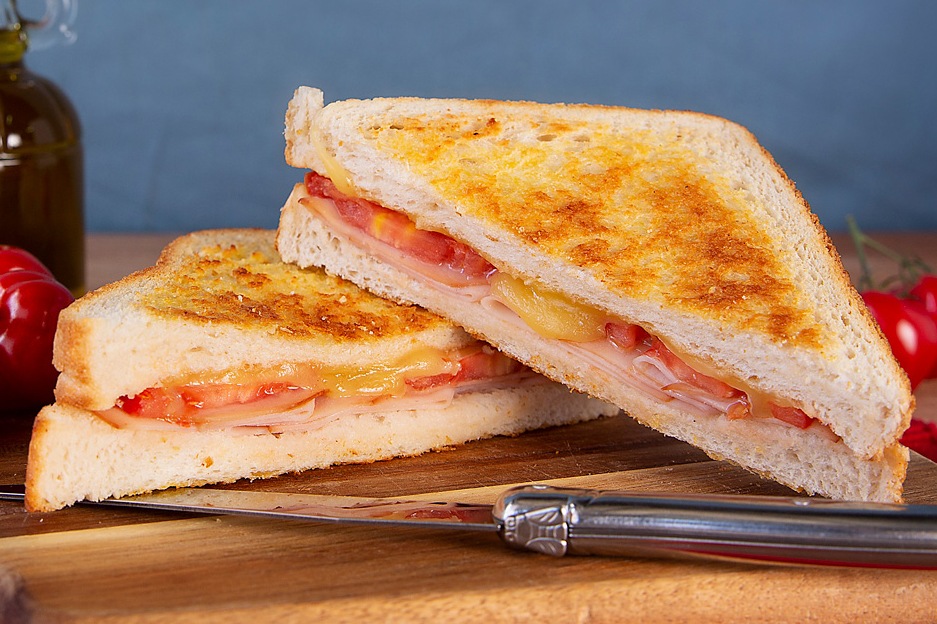 Ham, Cheese &amp; Tomato Toastie | Fresh and Flavorful